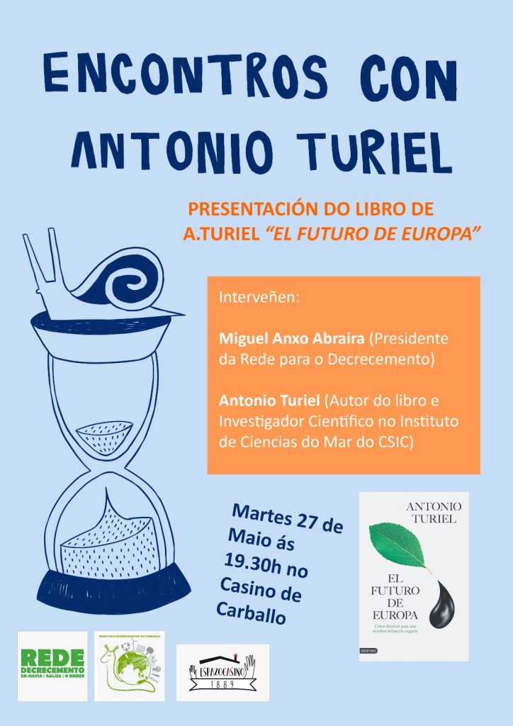 Encontros con Antonio Turiel 27 Mayo 2025