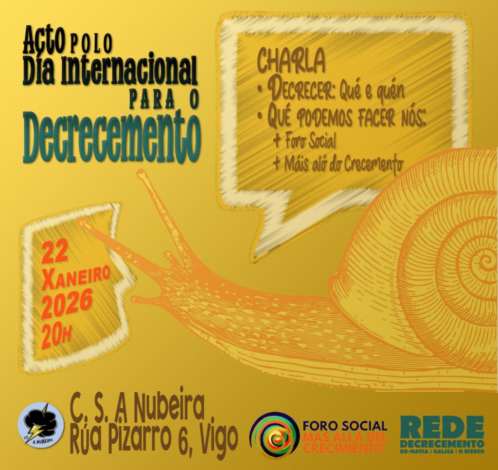 Vigo polo Día Internacional para o Decrecemento 2026