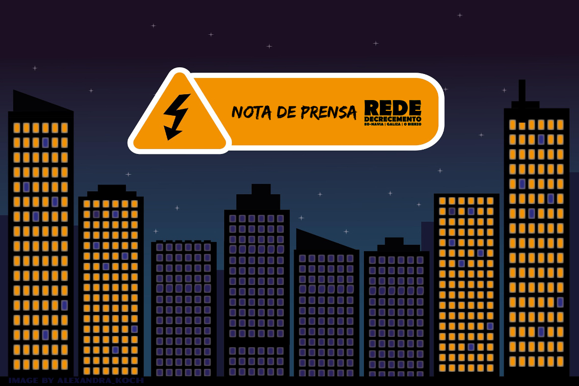 Nota de prensa da Rede: Emerxencia climática e apagóns